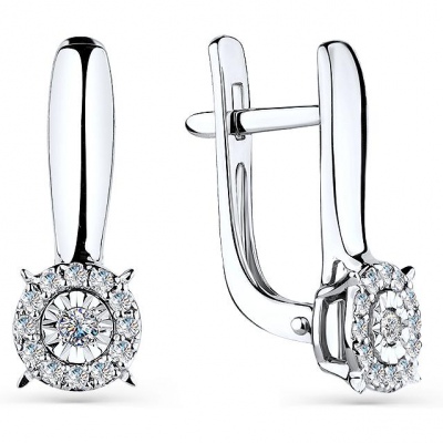 

Серьги из белого золота с 26 бриллиантами Master Brilliant 2-208634-00-00, 2-208634-00-00