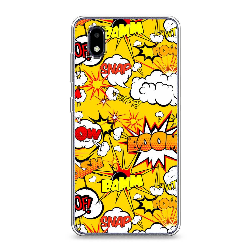 

Чехол для ZTE Blade A3 (2020) "Поп Арт эффекты", Желтый;белый;оранжевый, 133650-6