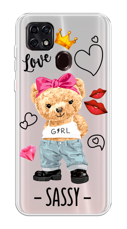 

Чехол на ZTE Blade 20 Smart "Sugar Mommy", Голубой;белый;розовый, 133550-6