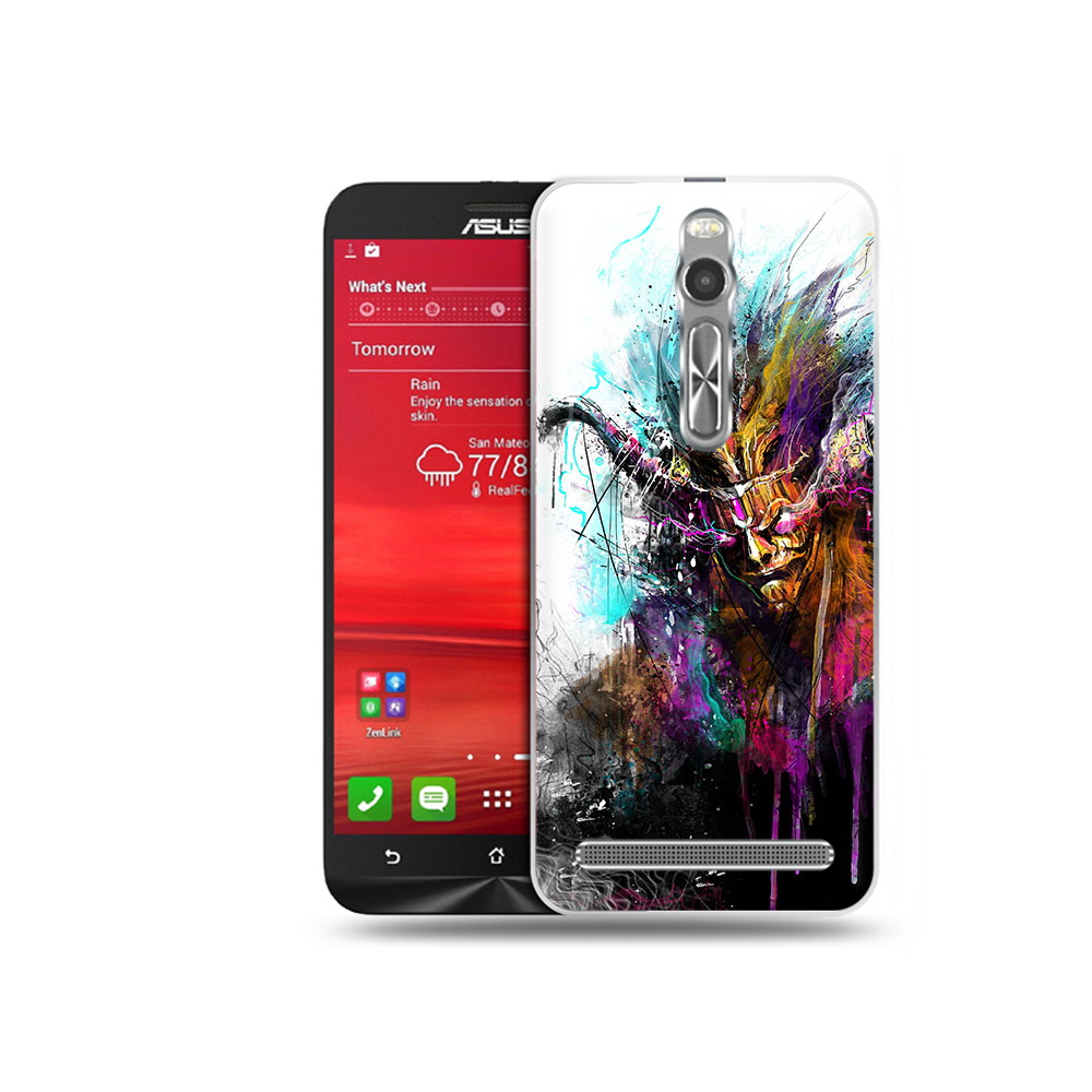 Чехол MyPads Tocco для Asus Zenfone 2 (ZE550ML) яркий дьявол (PT11329.657.709)
