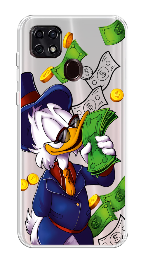 

Чехол на ZTE Blade 20 Smart "Scrooge McDuck with Money", Синий;зеленый;белый, 133550-6