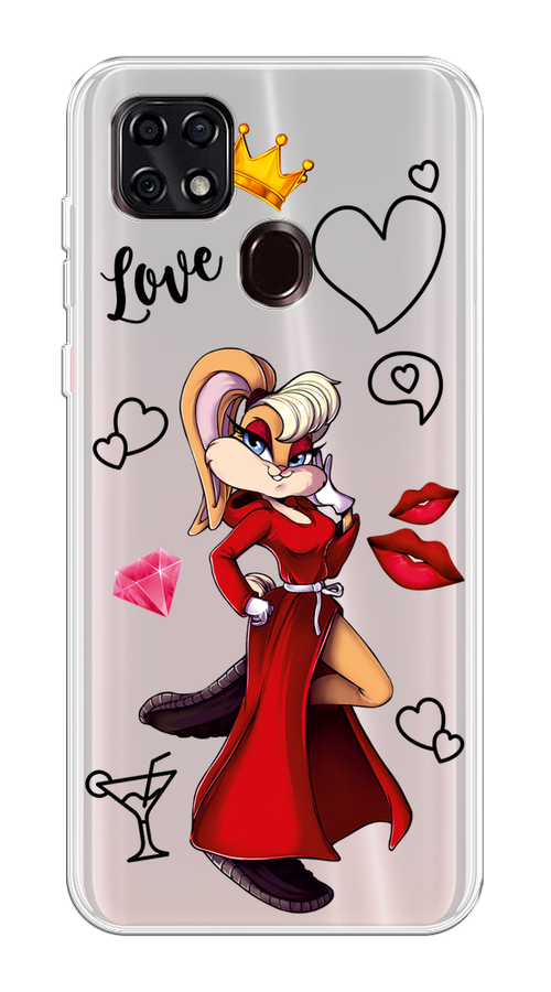 

Чехол на ZTE Blade 20 Smart "Rich Lola Bunny", Красный;бежевый;оранжевый, 133550-6