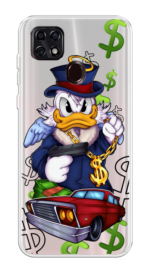 

Чехол на ZTE Blade 20 Smart "Scrooge McDuck with a Gold Chain", Красный;синий;белый, 133550-6