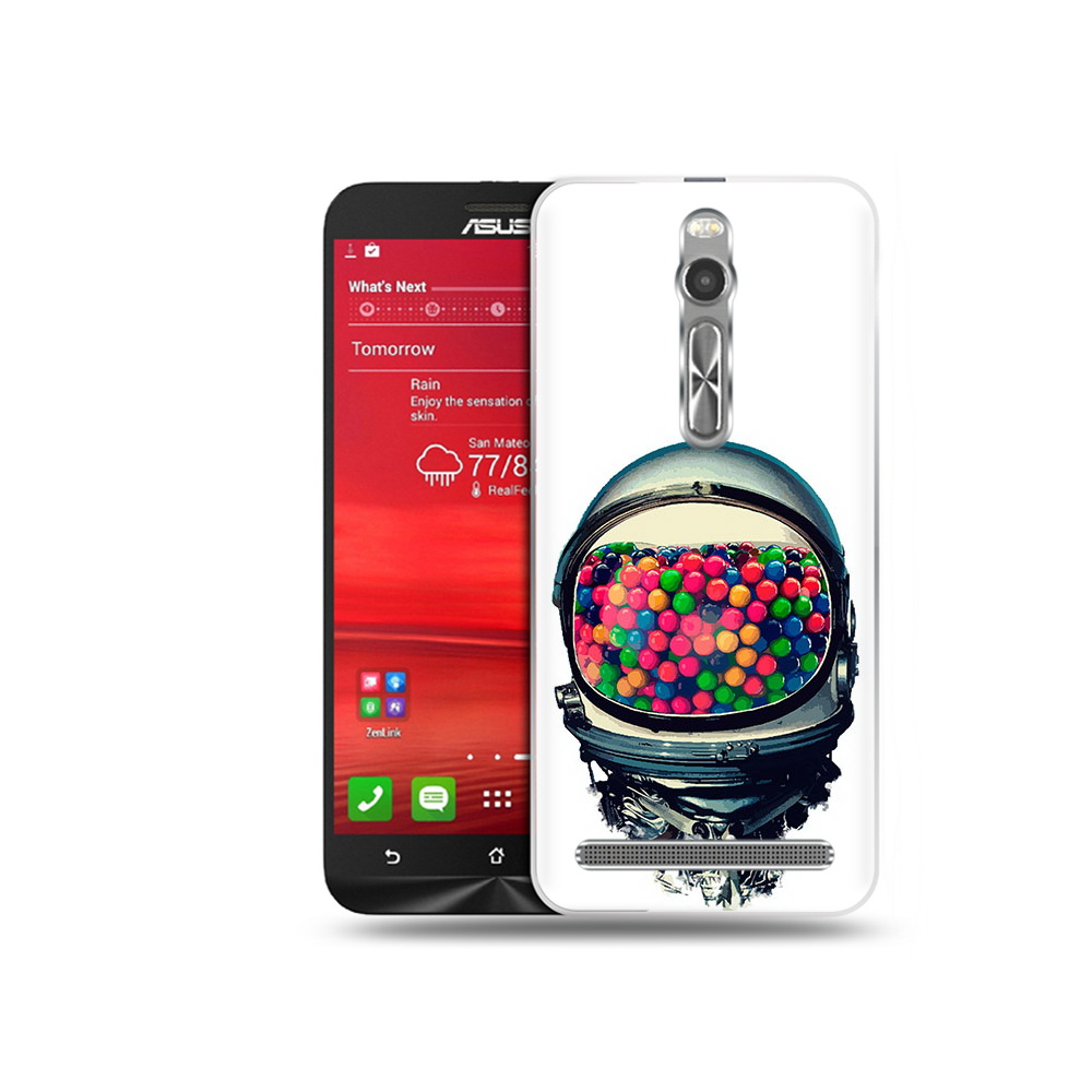 

Чехол MyPads Tocco для Asus Zenfone 2 (ZE550ML) шлем космонавта (PT11329.657.700), Прозрачный, Tocco