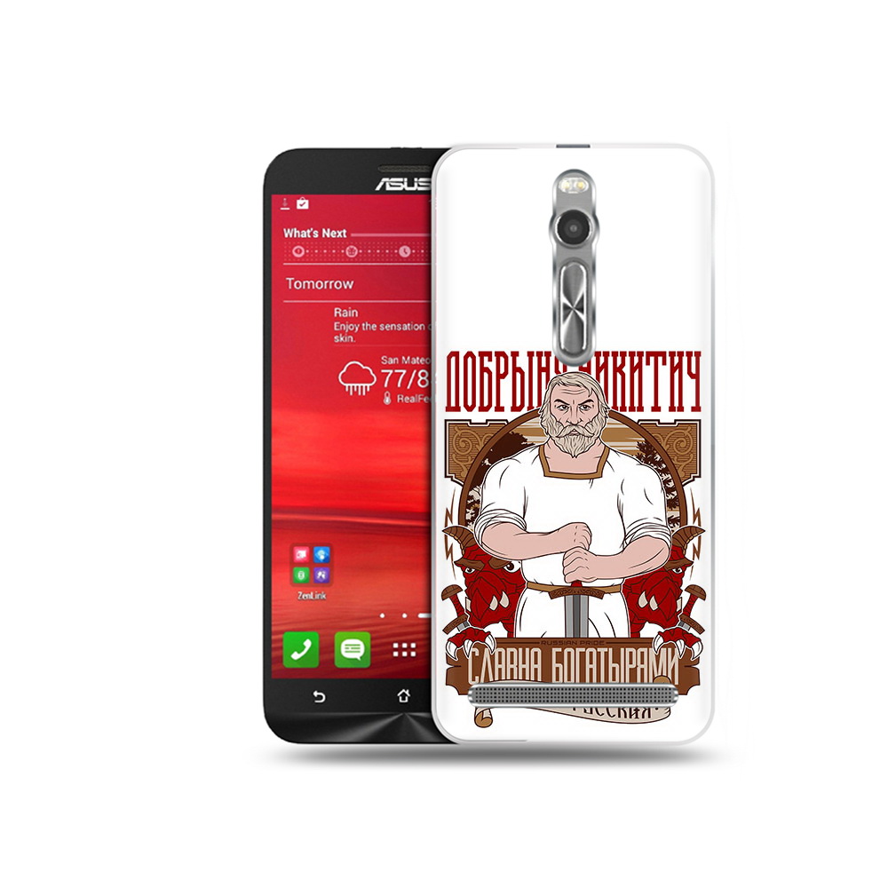 

Чехол MyPads Tocco для Asus Zenfone 2 (ZE550ML) Добрыня (PT11329.657.70), Прозрачный, Tocco