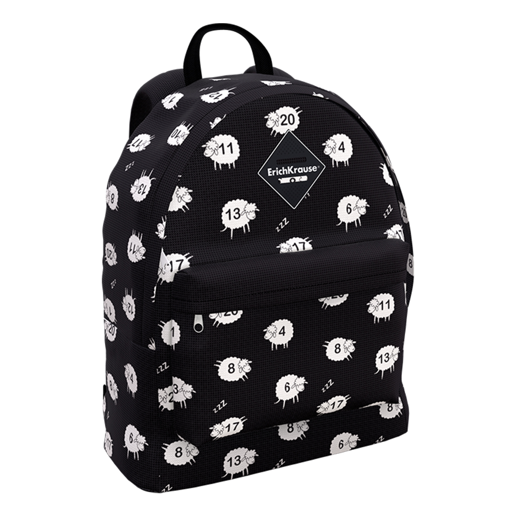 

Детский рюкзак ErichKrause EasyLine Sheeps 60332, Черный, EasyLine