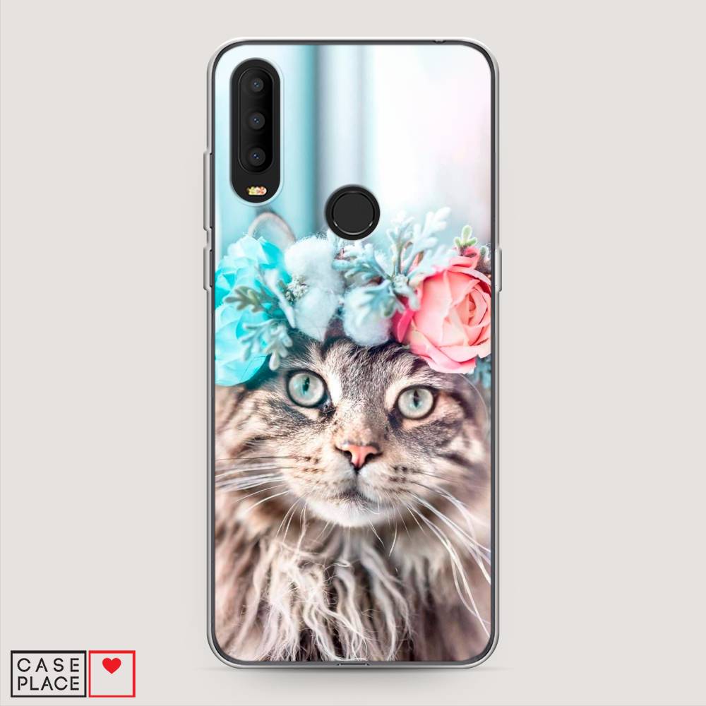 

Чехол Awog на Alcatel 3X 5048Y (2019) / Алкатель 3X 5048Y (2019) "Кот в венке", Разноцветный, 170750-2