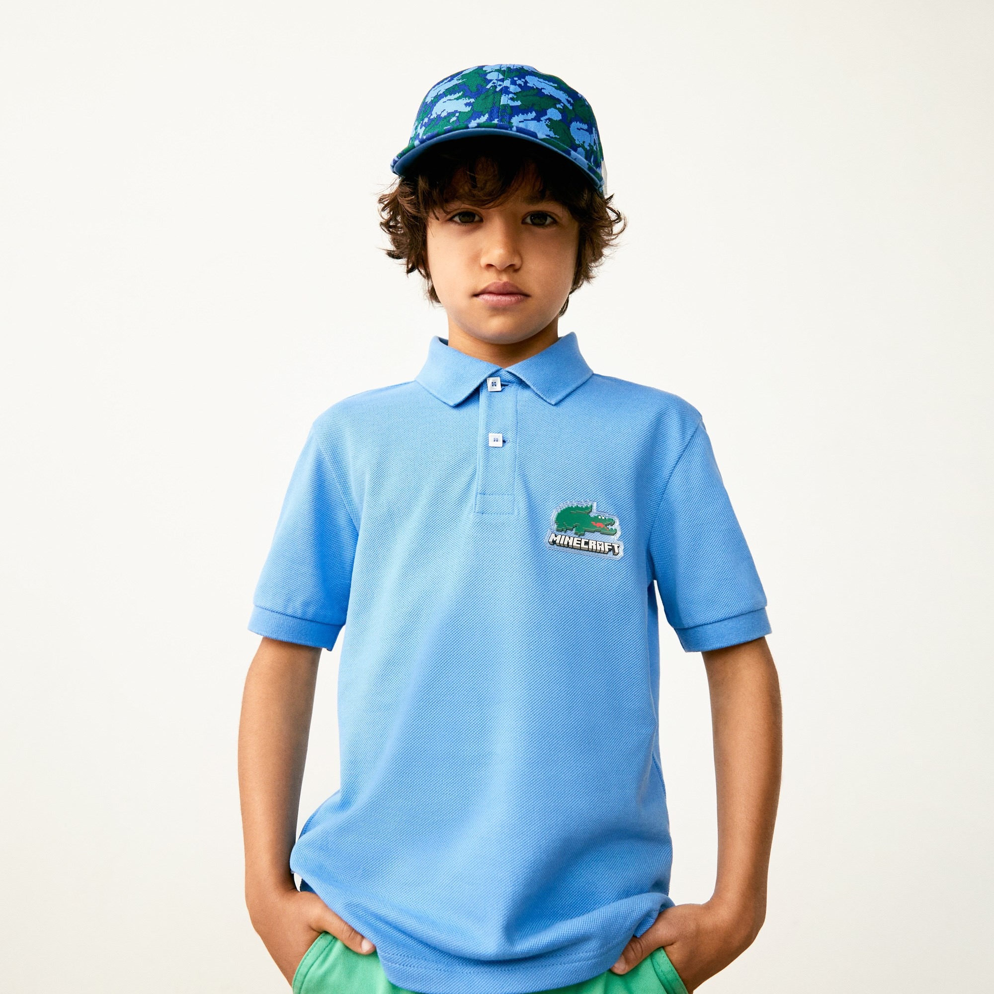 

Поло детское Lacoste PJ3885L99 цв. голубой р. 128, PJ3885L99
