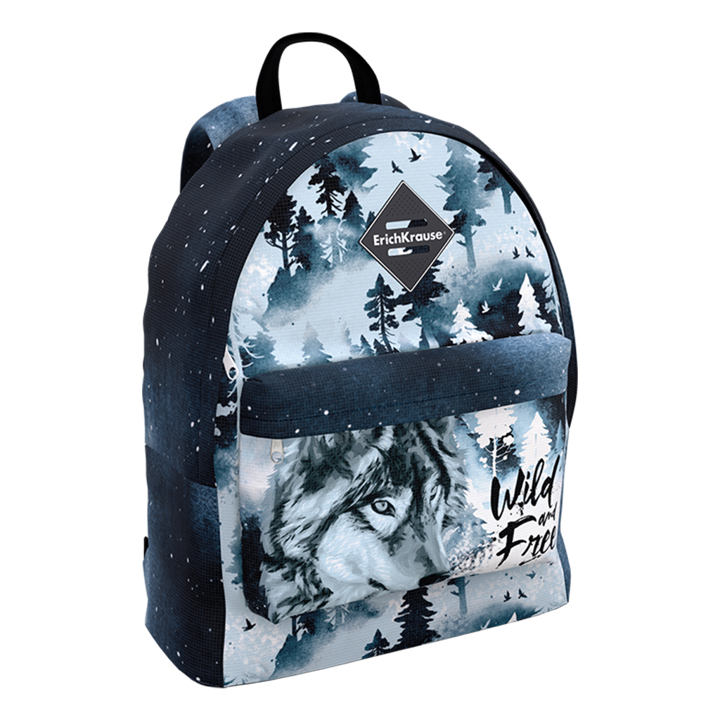 

Рюкзак ErichKrause EasyLine 60137 17L Timber Wolf, Синий, EasyLine