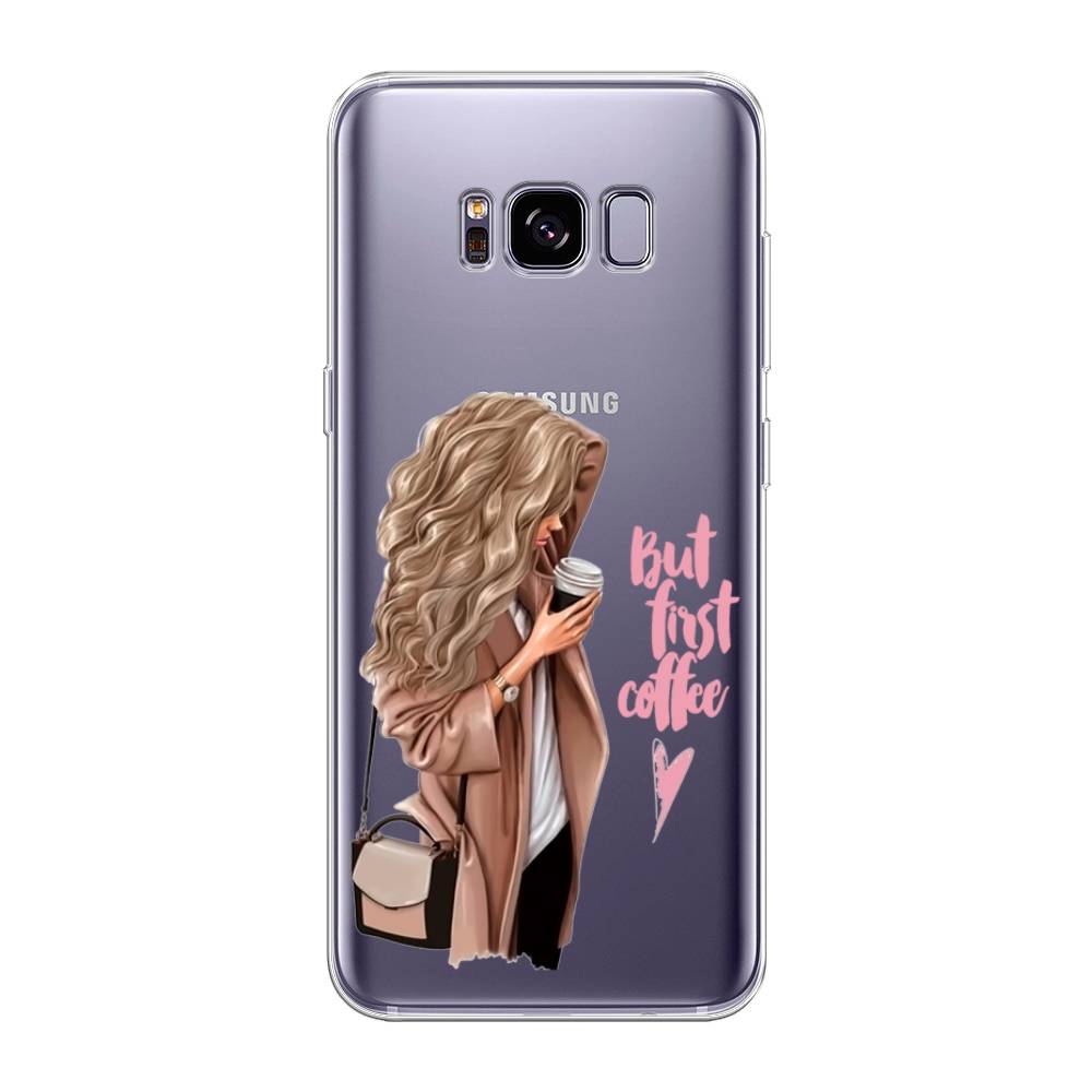 

Чехол Awog "Девушка с кофе" для Samsung Galaxy S8 +