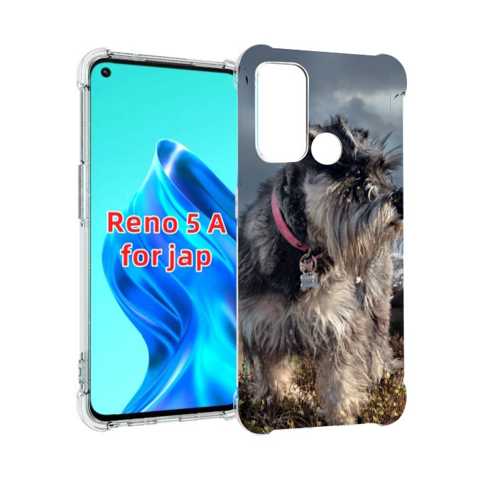 

Чехол MyPads ризеншнауцер 2 для Oppo Reno 5A, Прозрачный, Tocco