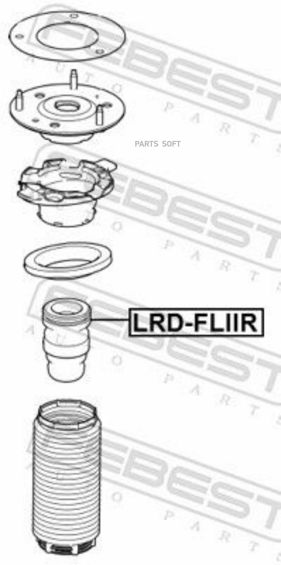 

FEBECT LRDFLIIR LRD-FLIIR_отбойник зад. амортизатора!\ Land Rover Freelander II