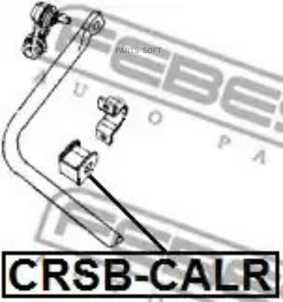 

FEBECT CRSBCALR CRSB-CALR_втулка стабилизатора заднего!d15\ Dodge Caliber 06-12