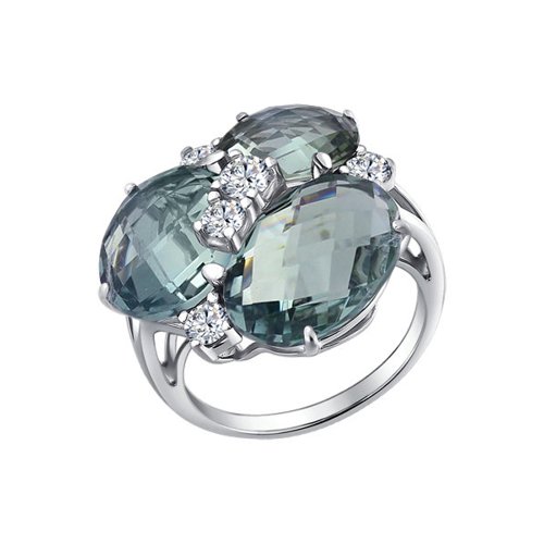 

Кольцо из серебра с кварцем р. 19 SOKOLOV 92010875, 92010875