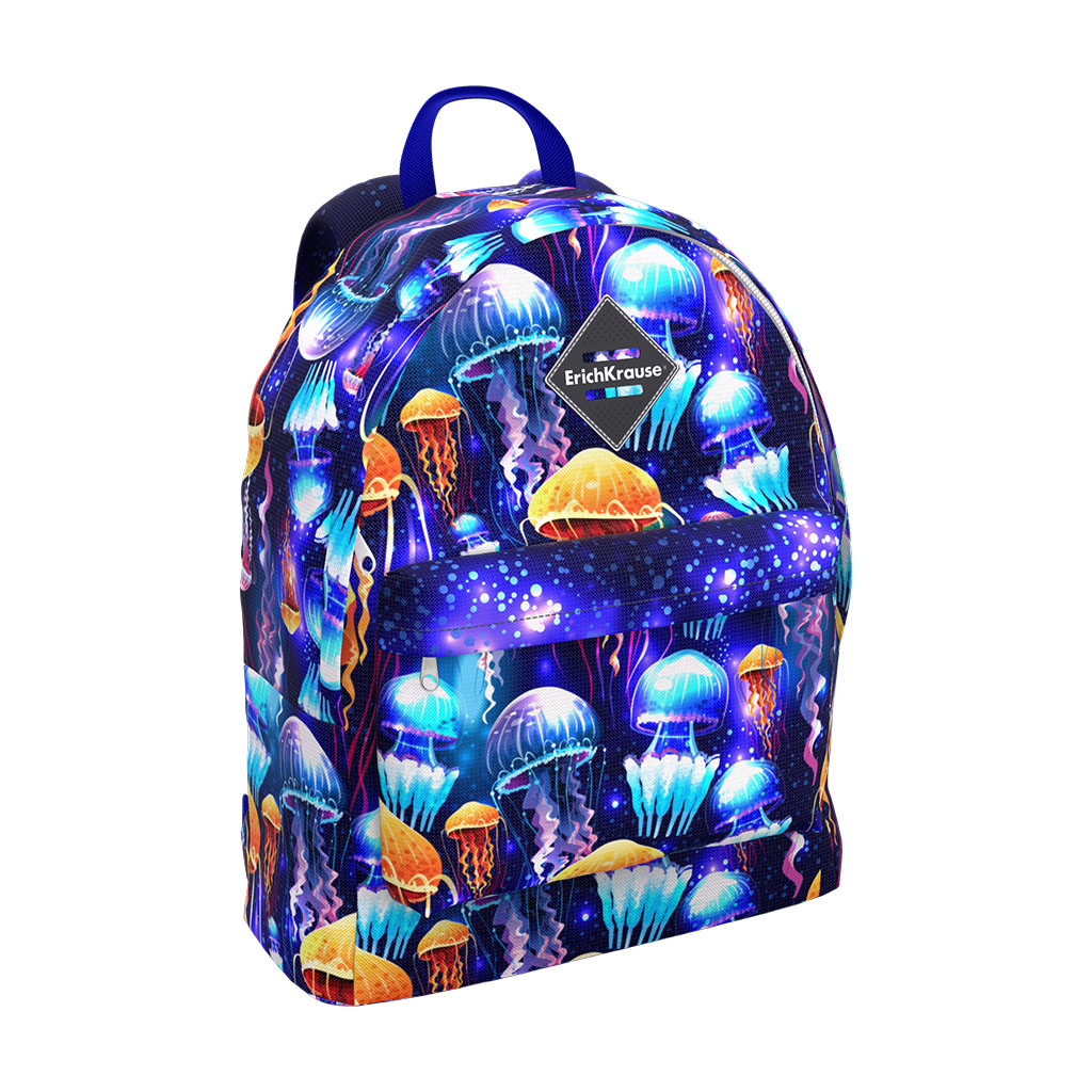 

Детский рюкзак ErichKrause EasyLine Neon Jellyfish 56861, Синий, EasyLine