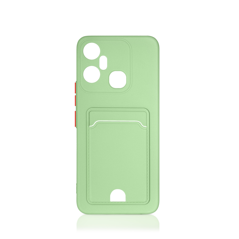 

Чехол DF для Infinix Smart 6 Plus Silicone Light Green inCardcase-02, Зеленый, inCardcase-02
