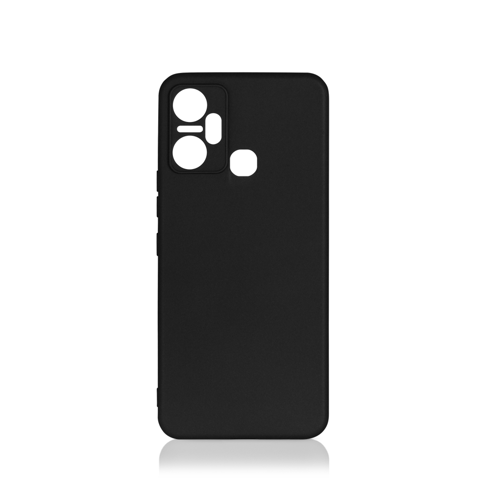 

Чехол DF для Infinix Smart 6 Plus Silicone Black inCase-14, Черный, inCase-14
