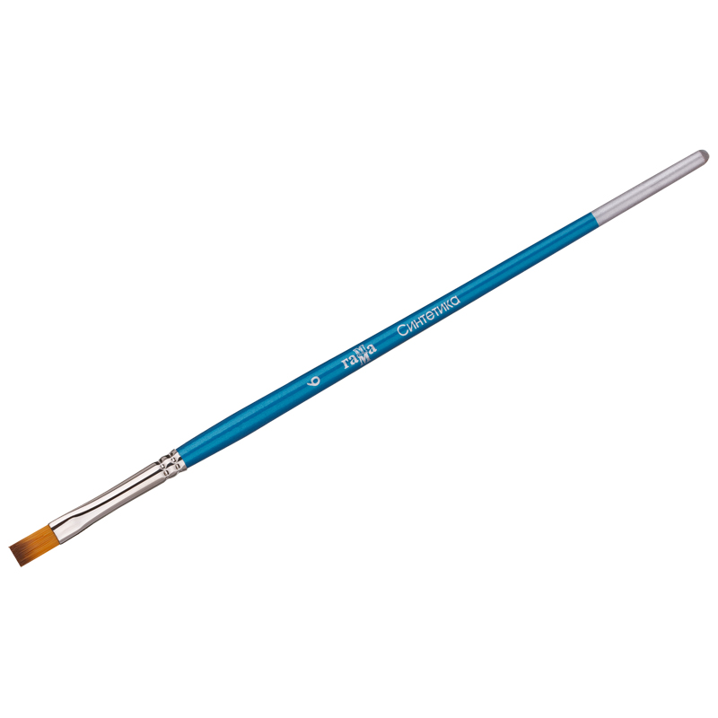 

Кисть Гамма, синтетика, плоская, №6 (280618.08.06), 30шт., Коричневый