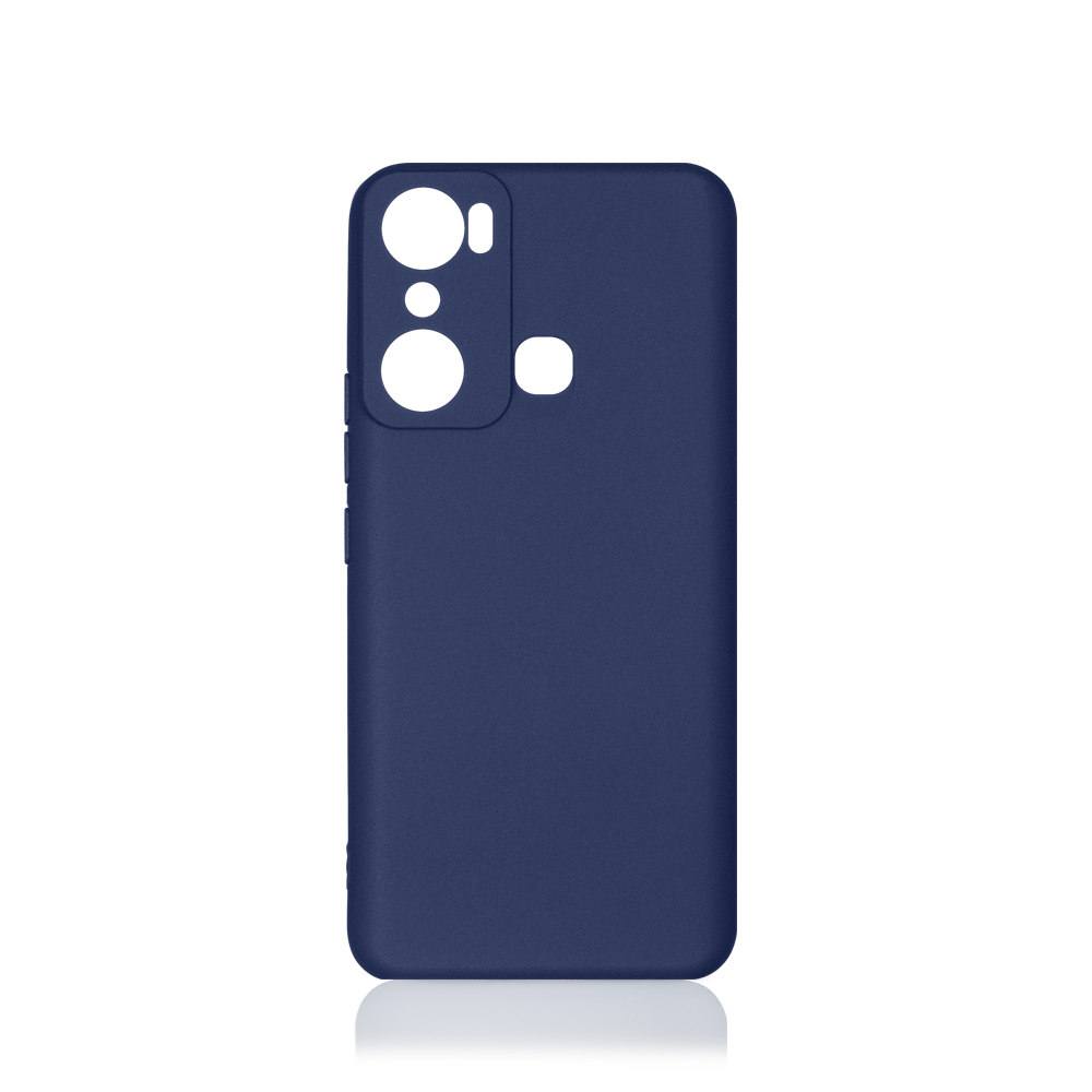 

Чехол DF для Infinix Hot 20i Silicone Blue inCase-16, Синий, inCase-16