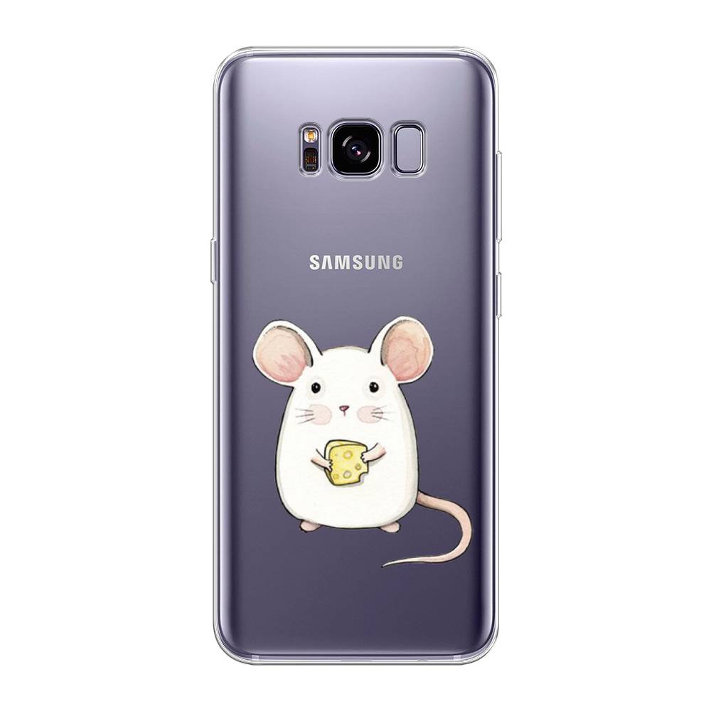 

Чехол Awog на Samsung Galaxy S8 + "Мышка", Белый;розовый;прозрачный, 24850-1