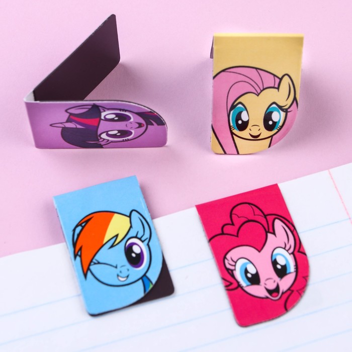 

Открытка с магнитными закладками Самой милой, My Little Pony, 4 шт., Разноцветный