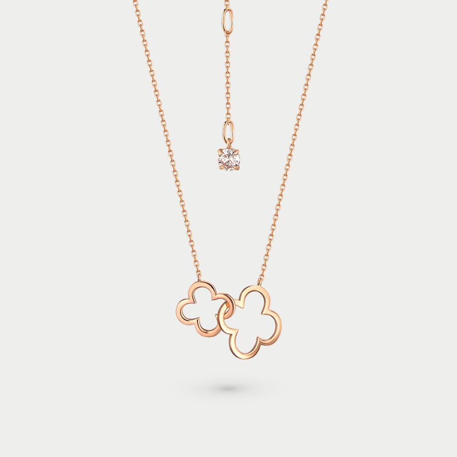 

Колье из золота с фианитом 40 см GOLD CENTER 703721, 703721