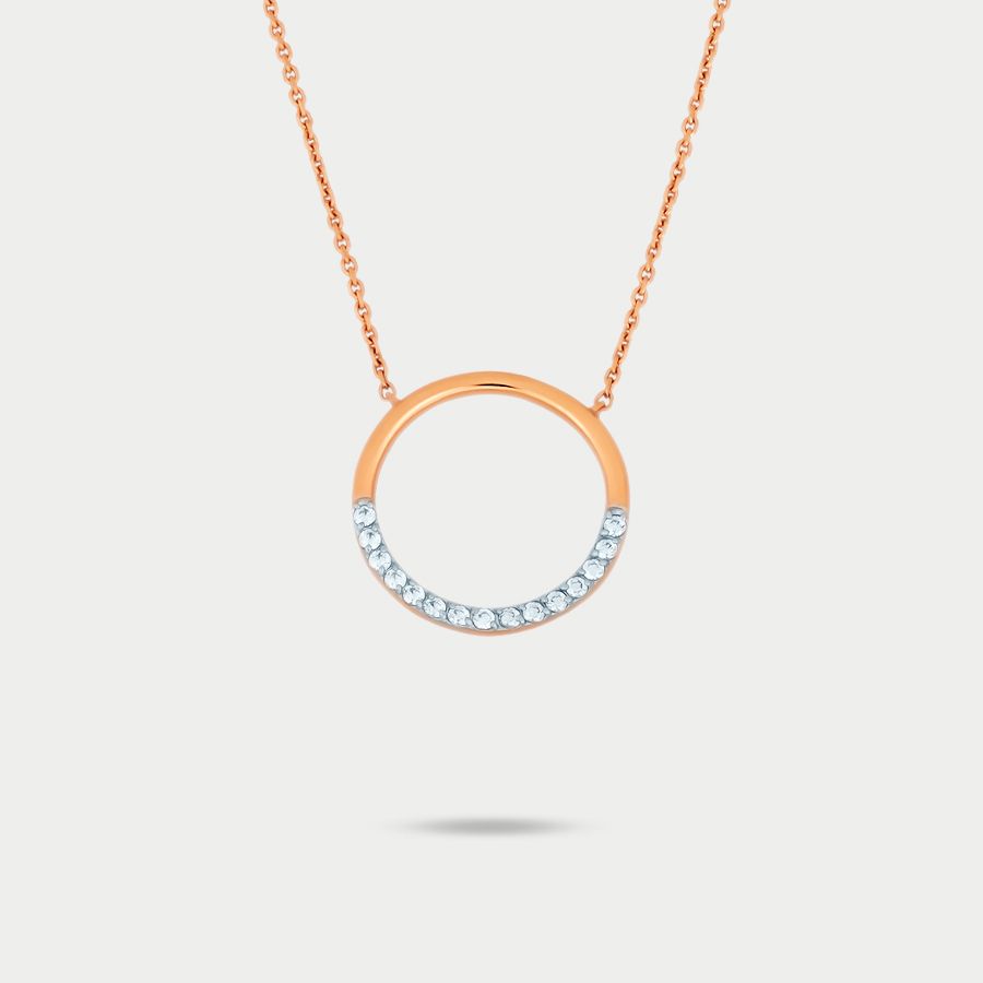 

Колье из золота с фианитом 35 см GOLD CENTER 703537, 703537