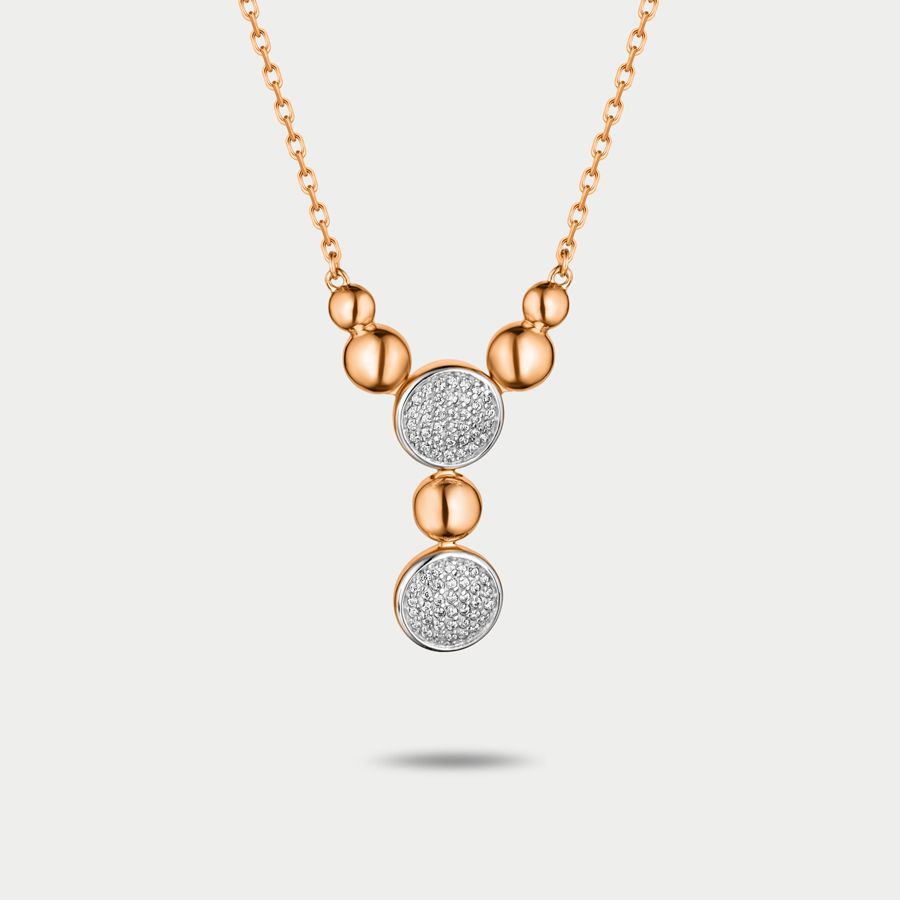 

Колье из золота с фианитом 45 см GOLD CENTER Ко4752, Ко4752