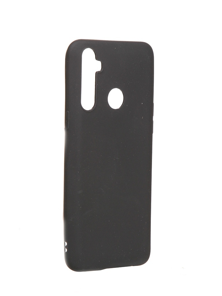 фото Чехол brosco для realme 5 matte black rm-5-colourful-black