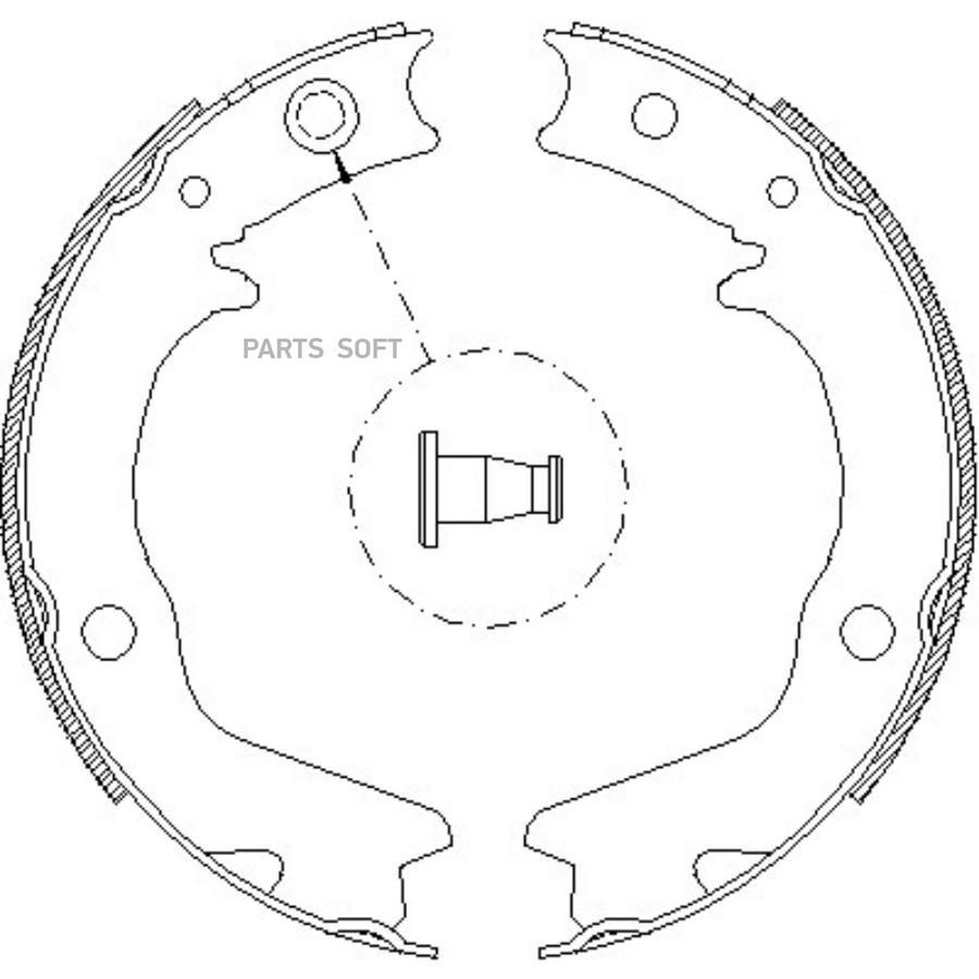 

Тормозные колодки Remsa 470200