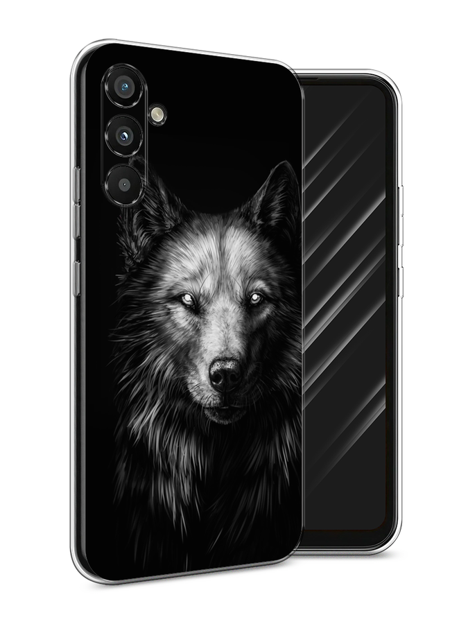 

Чехол Awog на Samsung Galaxy A34 "Волк черно белый", Серый;бежевый;белый, 2107850-1