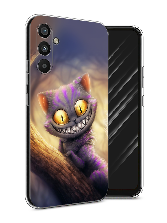 

Чехол Awog на Samsung Galaxy A34 "Cheshire Cat", Фиолетовый;желтый, 2107850-1