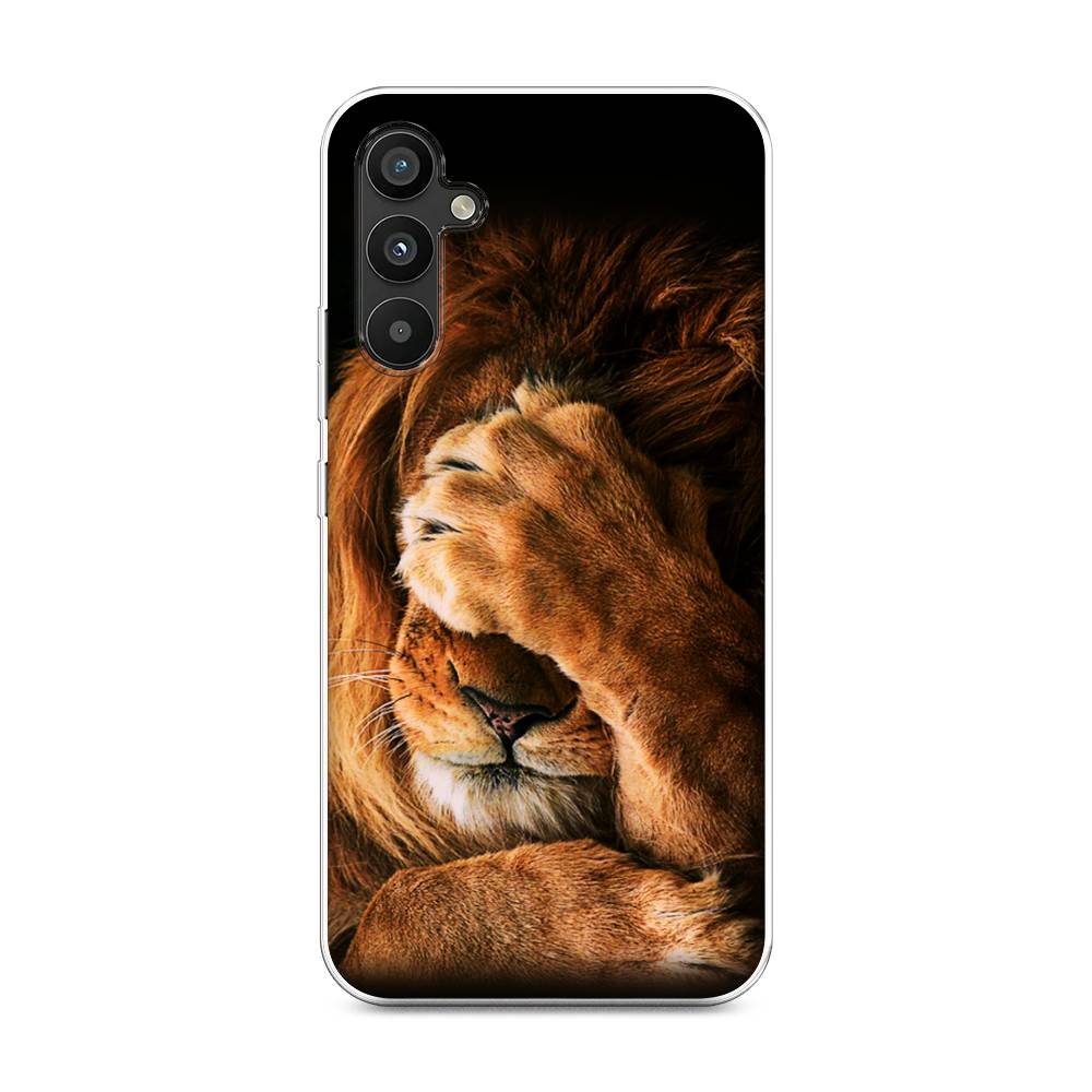 

Чехол Awog на Samsung Galaxy A34 "Львиный стыд", Коричневый;черный, 2107850-1