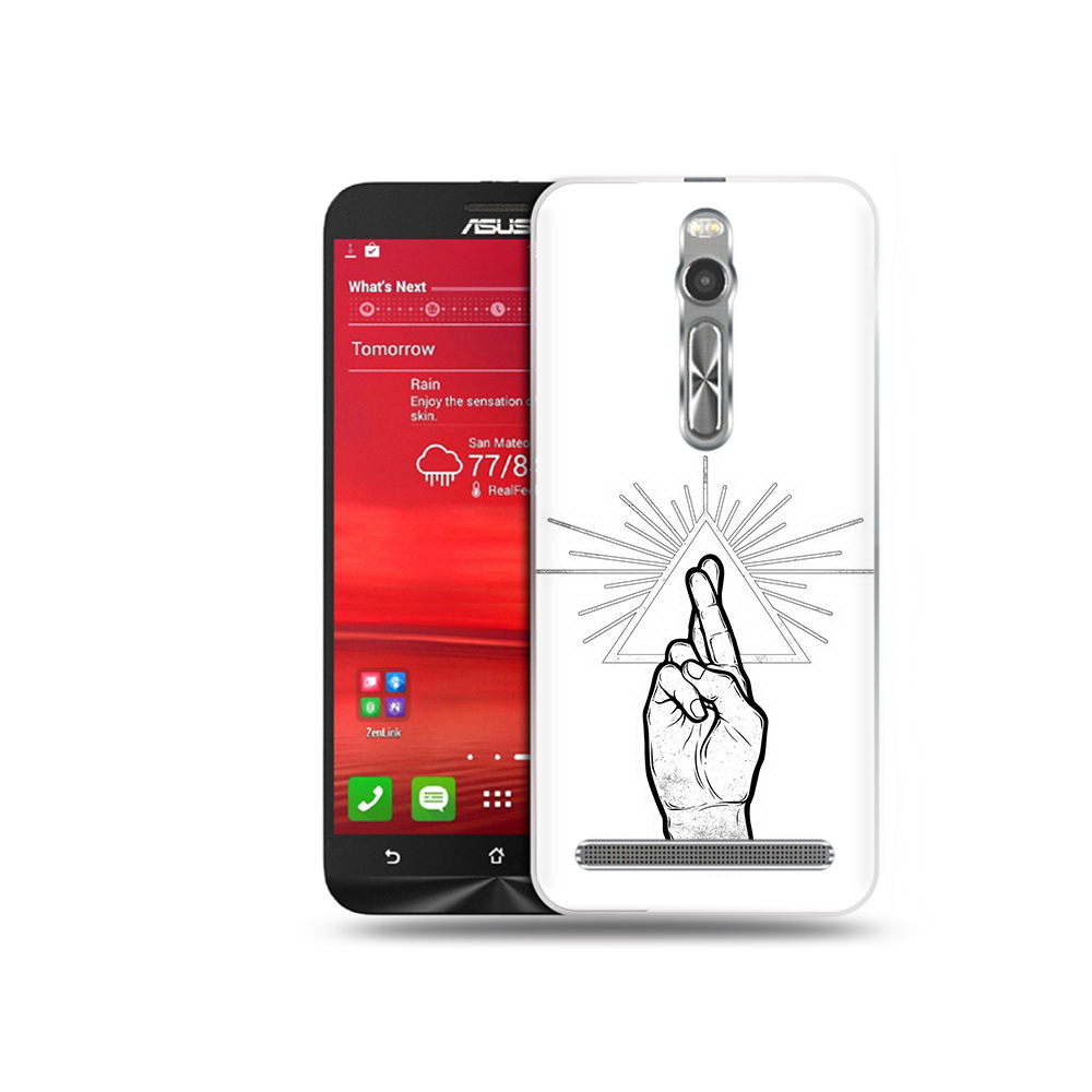 

Чехол MyPads Tocco для Asus Zenfone 2 (ZE550ML) черно белая рука (PT11329.657.681), Прозрачный, Tocco