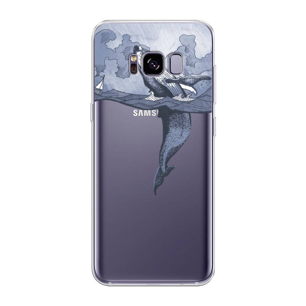 

Чехол Awog на Samsung Galaxy S8 + "Два измерения", Голубой;черный;прозрачный, 24850-7