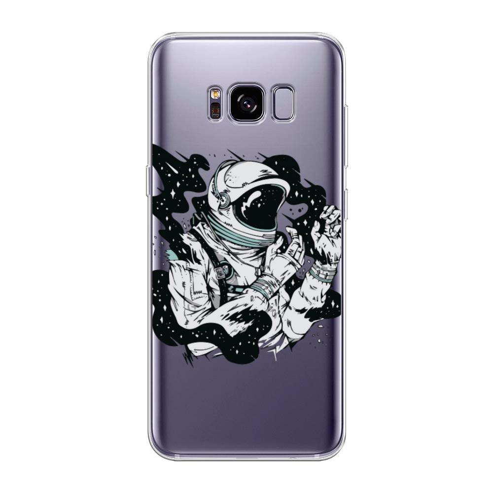 

Чехол Awog на Samsung Galaxy S8 + "Космонавт арт", Черный;белый;прозрачный, 24850-7