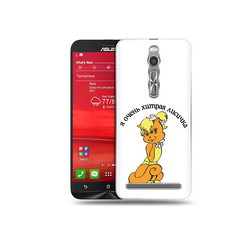 Чехол MyPads Tocco для Asus Zenfone 2 (ZE550ML) хитрая лиса (PT11329.657.665)