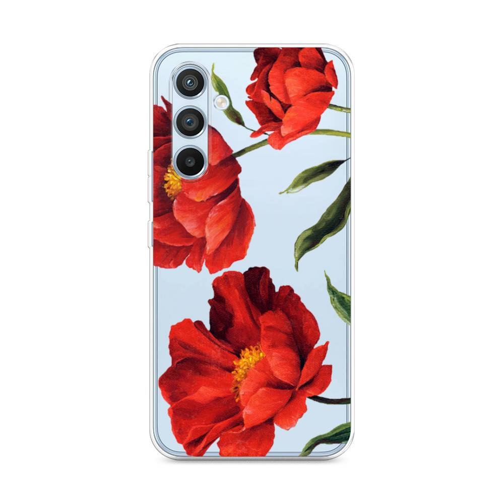 

Чехол Awog на Samsung Galaxy A54 "Красные маки", Красный, 2107750-8