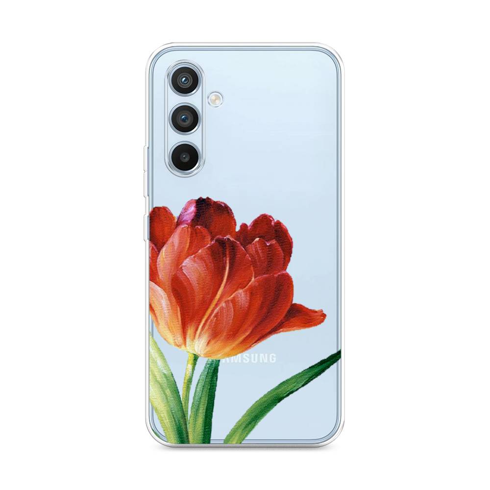 

Чехол Awog на Samsung Galaxy A54 "Красный тюльпан", Оранжевый;зеленый, 2107750-8