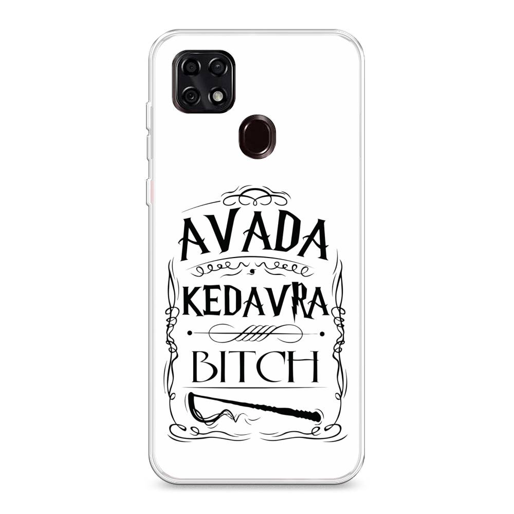 

Чехол для ZTE Blade 20 Smart "Avada kedavra bitch", Белый;серый;черный, 133550-6