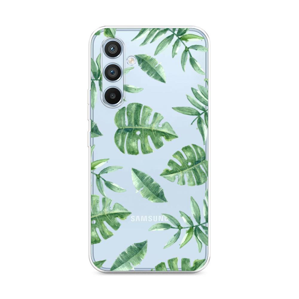 

Чехол Awog на Samsung Galaxy A54 "Нарисованные пальмовые листья", Зеленый, 2107750-4