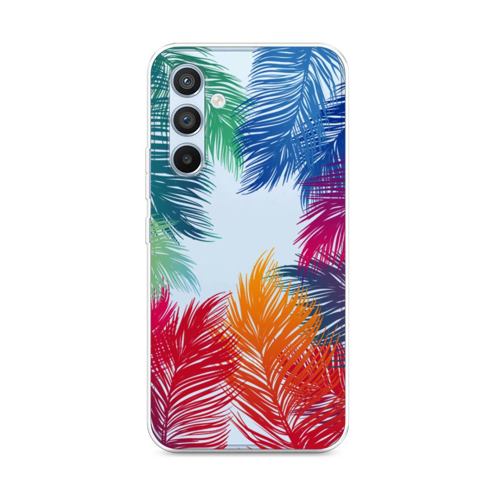 

Чехол Awog на Samsung Galaxy A54 "Рамка из перьев", Красный, 2107750-4