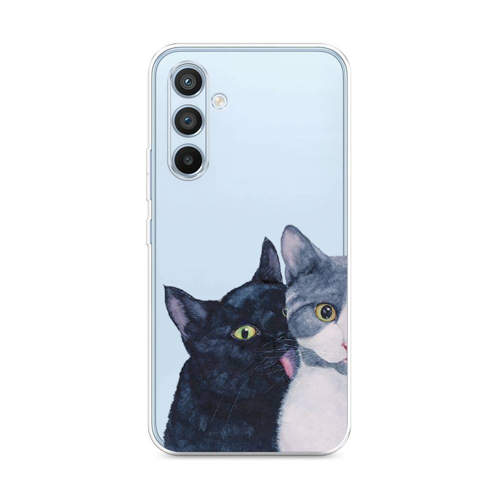 

Чехол Awog на Samsung Galaxy A54 "Кошачья любовь", Синий, 2107750-1