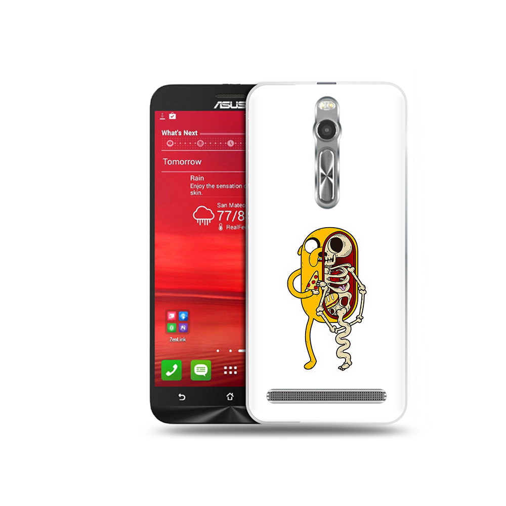 

Чехол MyPads Tocco для Asus Zenfone 2 (ZE550ML) Джейк скелет (PT11329.657.64), Прозрачный, Tocco