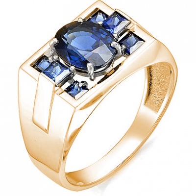 

Кольцо из красного золота с 7 сапфирами р. 20,5 Master Brilliant 1-104-93-02, 1-104-93-02