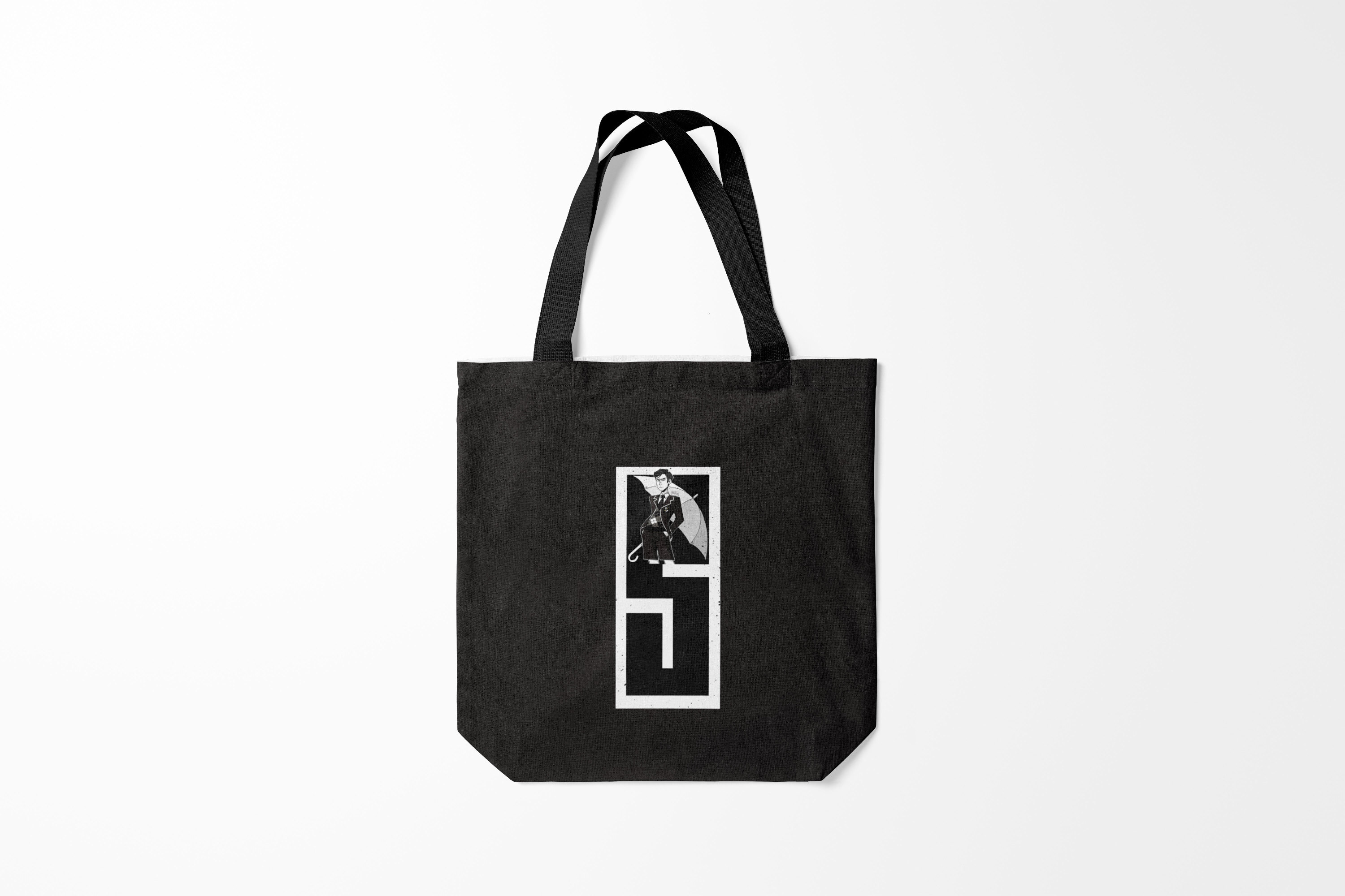 

Сумка шoппер унисекс Burnettie Академия Амбрелла Пятый, черный, Академия Амбрелла Пятый