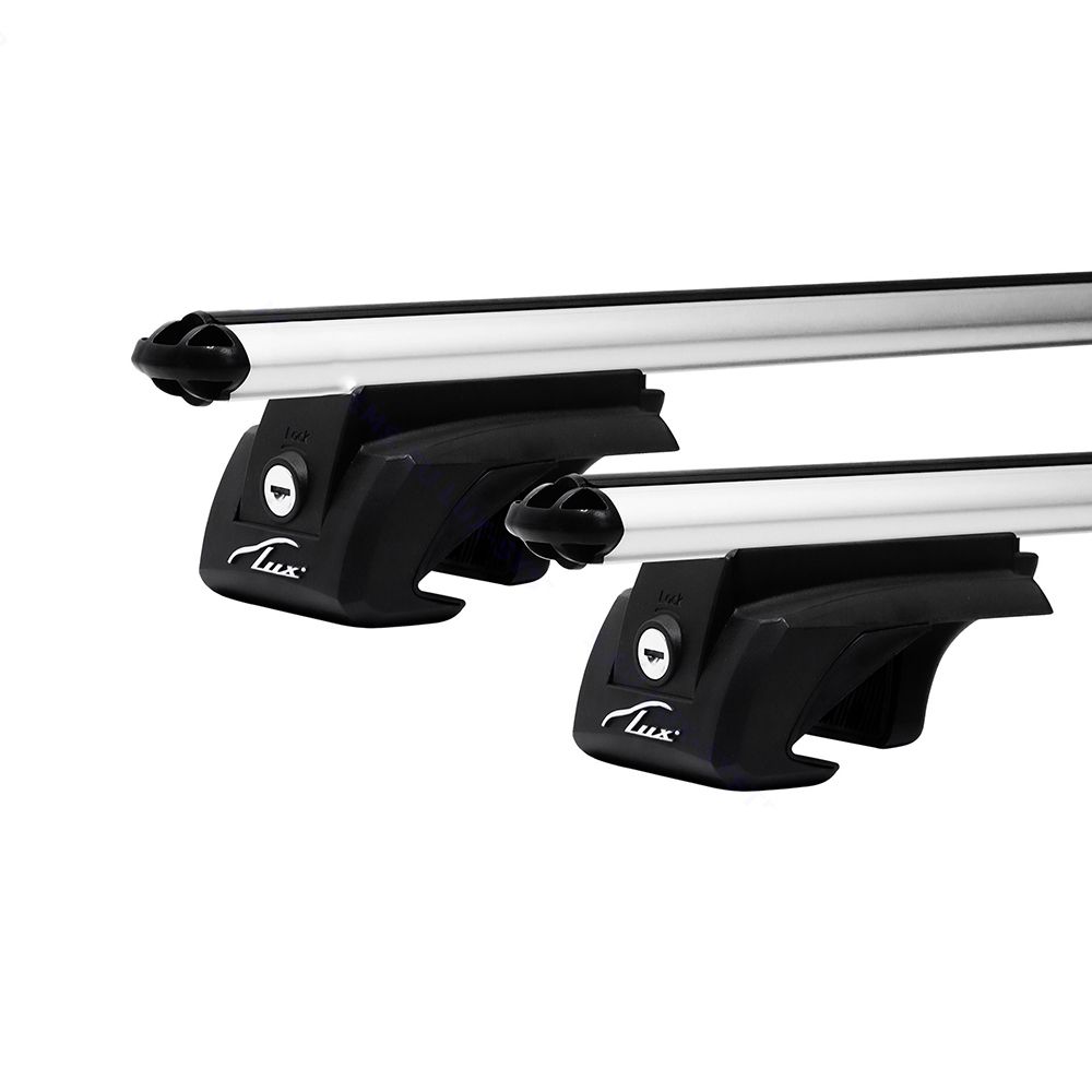 

Багажник на крышу LUX ЭЛЕГАНТ с замками дуги аэро-классик (53мм) 1,2м Чери Индис 2009-2016, Серебристый