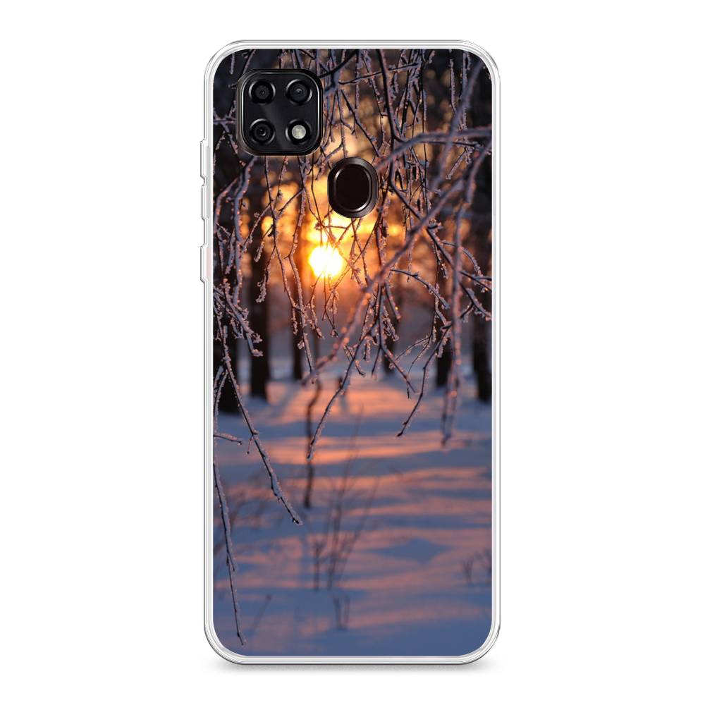

Чехол для ZTE Blade 20 Smart "Зима 7", Оранжевый;розовый;черный, 133550-2