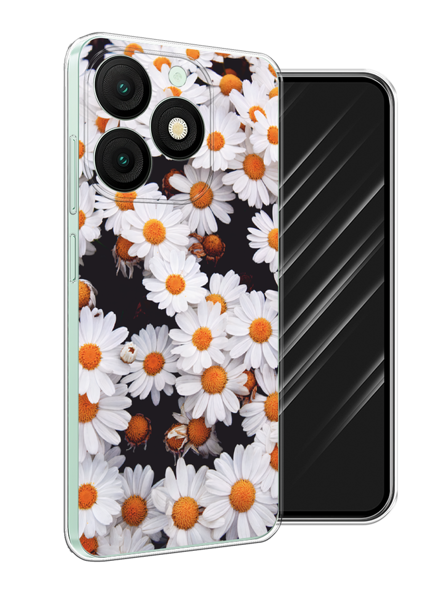 

Чехол Awog на Itel A50 "Ромашковое поле", Белый, 3202250-1