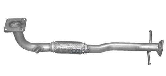 фото Труба глушителя приёмная (нержавеющая сталь) polmostrow арт. 08660n